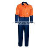 Custom Work Uniform Orange 100% Cotton Overalls Workwear thumbnail-6