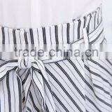 OEM Clothes Factory Waist Tie Choker Neck Playsuit Latest Design Woman Summer Dress thumbnail-5