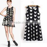 HD-D115 Elegant Women Summer Pinched Waist Fashion Dress/casual Ladies Dress thumbnail-1