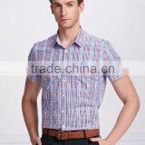 Egyptian Cotton Plaid Men Shirt SHL104 thumbnail-3