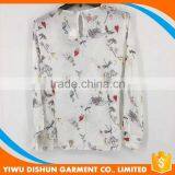 Best Price Latest Design Fancy Saree Flower Print Chiffon Blouse thumbnail-6