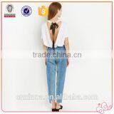 Best Sell Latest Fashion Long Top Design New Model Sexy Women t Shirt thumbnail-3