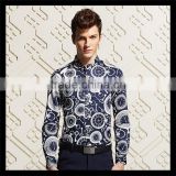 Newest design prom dress printed microfiber polo shirt with china suppliers