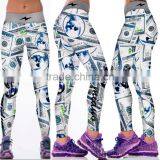 Fashion Yoga Capri Pants, Skinny Custom Compression Tights thumbnail-4