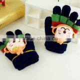TC13024 Cheap Cute Animal Pattern Winter Warm Kids Gloves New Fashion Knit Kids Finger Gloves thumbnail-4