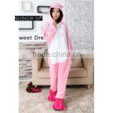 New Winter Unisex Men Women Adult Pajamas Cosplay Costume Cartoon Animal Pig Sleepwear thumbnail-3