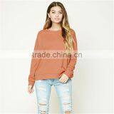 2017 OEM Top Selling College Solid Oversized Sweatshirt Without Hood thumbnail-6