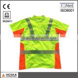 Safety Heat Transfer Tape EN20471 hi Vis Polo Shirt