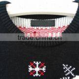 Christmas Knitting Reindeer Jacquard Winter Jumper Sweater for Ladies thumbnail-6