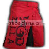Red Printed Gym Shorts thumbnail-1