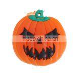 Plastic Halloween Pin Brooches Pumpkin Orange-red Custom Logo Brooch thumbnail-2