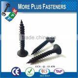 Taiwan Galvanized Schnellbauschrauben Trockenbauschrauben Gypsum Black Phosphaed Bugle Head M3.5 #6 Collated Drywall Screws thumbnail-6