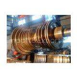 Middle Pressure Steam Turbine Rotor Forging / Alloy Steel Shaft Forging 300000 KW