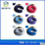 Memory foam orthopedic folding neck pillow