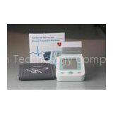 White Upper Arm Smart Automatic Blood Pressure Monitor Measurement Equipment