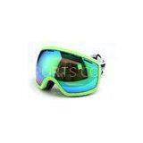 Customizable Snow Skate Mirrored Ski Goggles Double Lens With CE Approvals