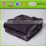 50 x 60 inches Purple Better Living Faux Sherpa Throw