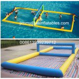 lake inflatable water sport arena,float,floating aqua volleyball field,inflatable water volleyball pitch for sale