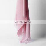 2017 Wholesale Solid Color 100% Cashmere Scarf For Women thumbnail-5