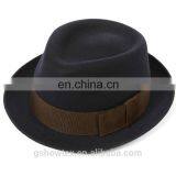 Classic Cap Design Godfather Hats 100% Wool Felt Men Fedora Hats thumbnail-1