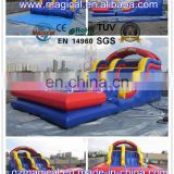 Super Splash Inflatable Wet And Dry Slide With Pool