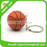 Handmade Custom basketball shanped Leather Keychain Wholesale