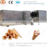 Chinese Commercial Stainless Steel Snow Ice Cream Cone Rolling Making Waffle Cone Machine For Sale