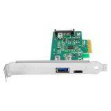 Linkreal 2 Port PCIe x4 10Gb/s to USB 3.1 Type-A +Type-C Adapter thumbnail-2
