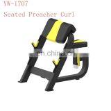 Factory Direct Sale Commercial Gym Equipment Exercise YW-1707 Seated Preacher Curl thumbnail-2