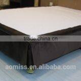 Luxury 5 Star Decorative 100% Polyster Hotel Bed Skirt Queen Bed Skirt thumbnail-1