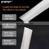 2021 New Arrival Custom Label Nail Supply 57mm 100pcs/bag Fiberglass Nails Extension UV Acrylic Builder Nail thumbnail-5