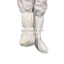 White Disposable Adjustable Medical Lab Comfortable With Plastic PE Isolation High Long Shoe Boot Covers for Personal Use thumbnail-1