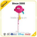 Hot Sale School Use Plastic Colorful Ball Pen For Kids With Own Logo thumbnail-1