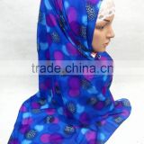 S309 Pretty georgette Fantasy islamic muslim chiffon long scarf