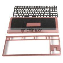 Raid Prototyping 60% 65% Mechanical Keyboard Case Custom Cnc Anodized Pink 6061 6063 Aluminum Keyboard