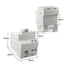 D52-2047 Din Rail Digital 0-100.0A Ammeter AC 80-300V Voltmeter Led Display Amp Volt Energy Power Meter Active Watt Meter thumbnail-4