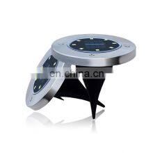 LED Solar Light Stainless Steel Buried Light Outdoor Lawn and Garden Light