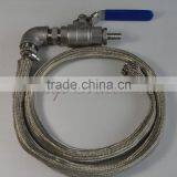 Stainless Steel Hop Strainer Kit, 30" Length, Homebrewing