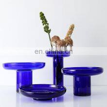 Modern Luxury Transparent Clear Home Decoration Accessories Glass Flower Vases thumbnail-5