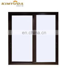 Double Glass Aluminum Sliding Windows Mosquito Screen Sliding & Turn Window 4 Track Vertical Aluminium Sliding Windows thumbnail-1