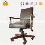 Beauty Wooden Arms Chair With Wheel thumbnail-3