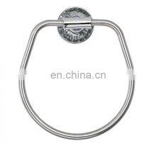 Wholesale Trend Household Products Diamond Shinny Bathroom Towel Wall Ring Holder Ring thumbnail-2
