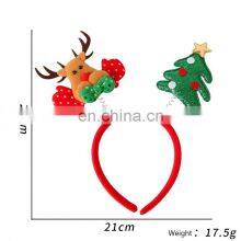 Customer Oriented Customized Red Cute Hat Kids Star Tree Antler Baby Christmas Headband thumbnail-5