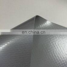 2000d Waterproof Two Side Lacquer Pvc Panama Coated Fabric 900gsm Silver Pvc Tarpaulin for Truck thumbnail-2