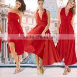 Sleeveless Casual Dress Bridesmaid Dress Designs Convertible Fashion Dress thumbnail-1