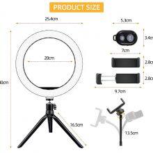 Wholesale 10 Inch Photographic Lighting Ring Fill Light With Tripod Stand Led Ring Light Rgb Ring Light thumbnail-4