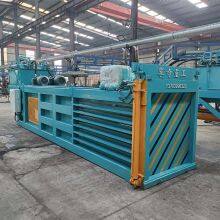 Baleador hidráulico de compressão horizontal automático multifuncional para estações de reciclagem de resíduos, garrafas e embalagens de saquinhos thumbnail-3