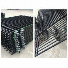 Customized Steel Railing Yard Fence Panel Security Privacy Screens Eco-Friendly Powder Coated 6ft Private Decorative Slat thumbnail-6