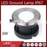 CE ROHS Certification IP67 STAINLESS STEAL Outdoor Led Lamp Garden Lighting Housing Water Proof 3W LED Ground Lamp