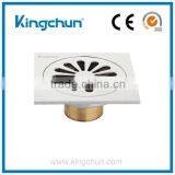 New Style Chrome Plated Lavatory Shower Floor Drain Square Sink Gate(J8007-C) thumbnail-1